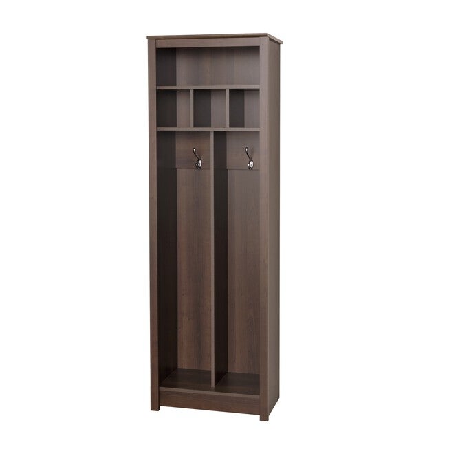 Space-Saving Entryway Organizer Espresso, , alternate image number null