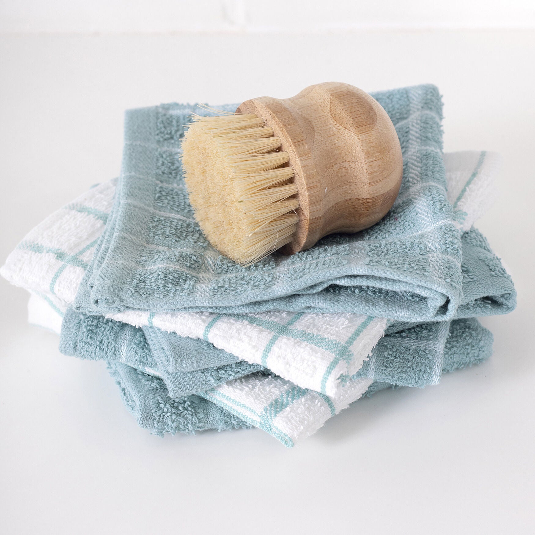 6Pk Terry Check Dish Cloth Dish Cloth, , alternate image number 4