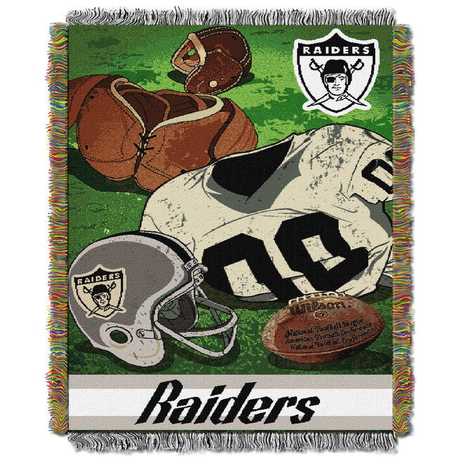Raiders Vintage Throw, MULTI, hi-res image number 0