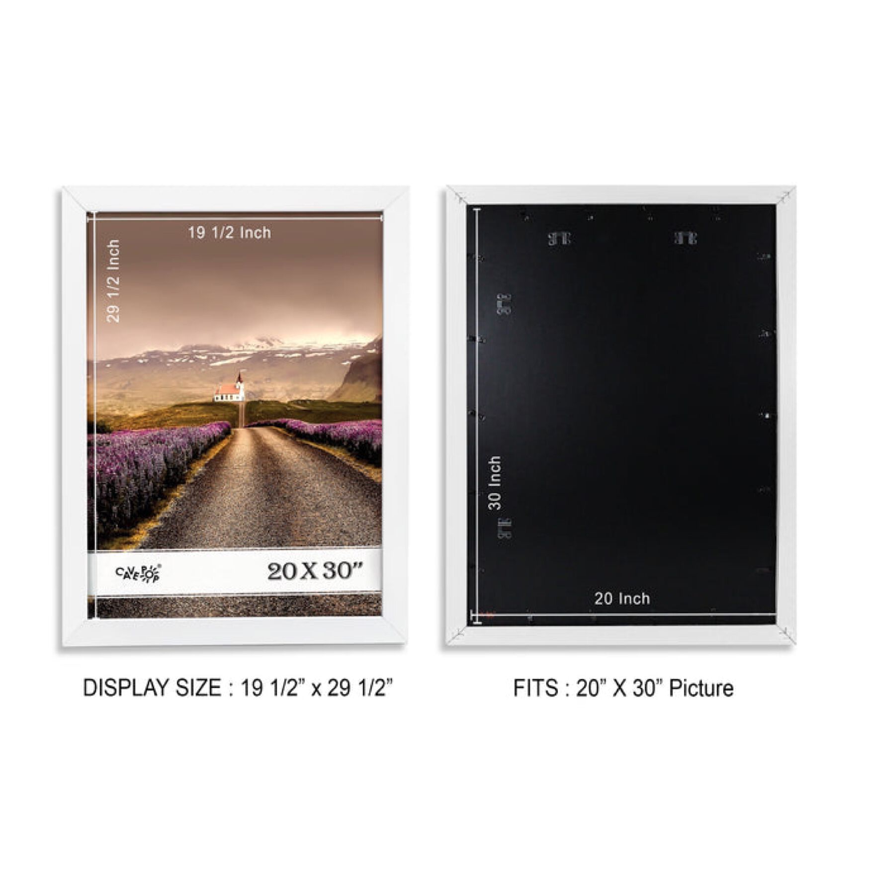 Black Wood Picture Frame With Polished Plexiglass, , alternate image number 4