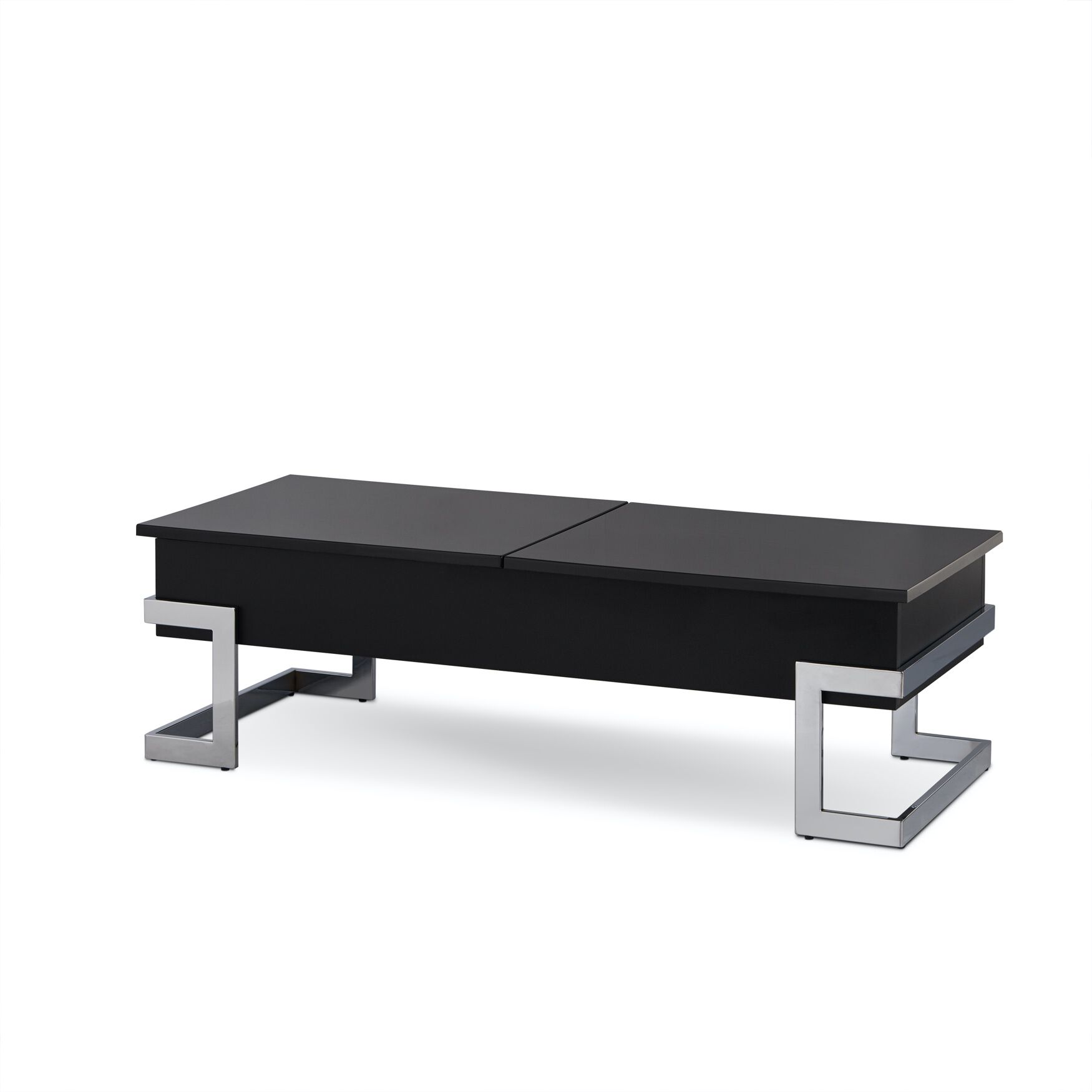 Coffee Table W/Lift Top, BLACK CHROME, hi-res image number 0