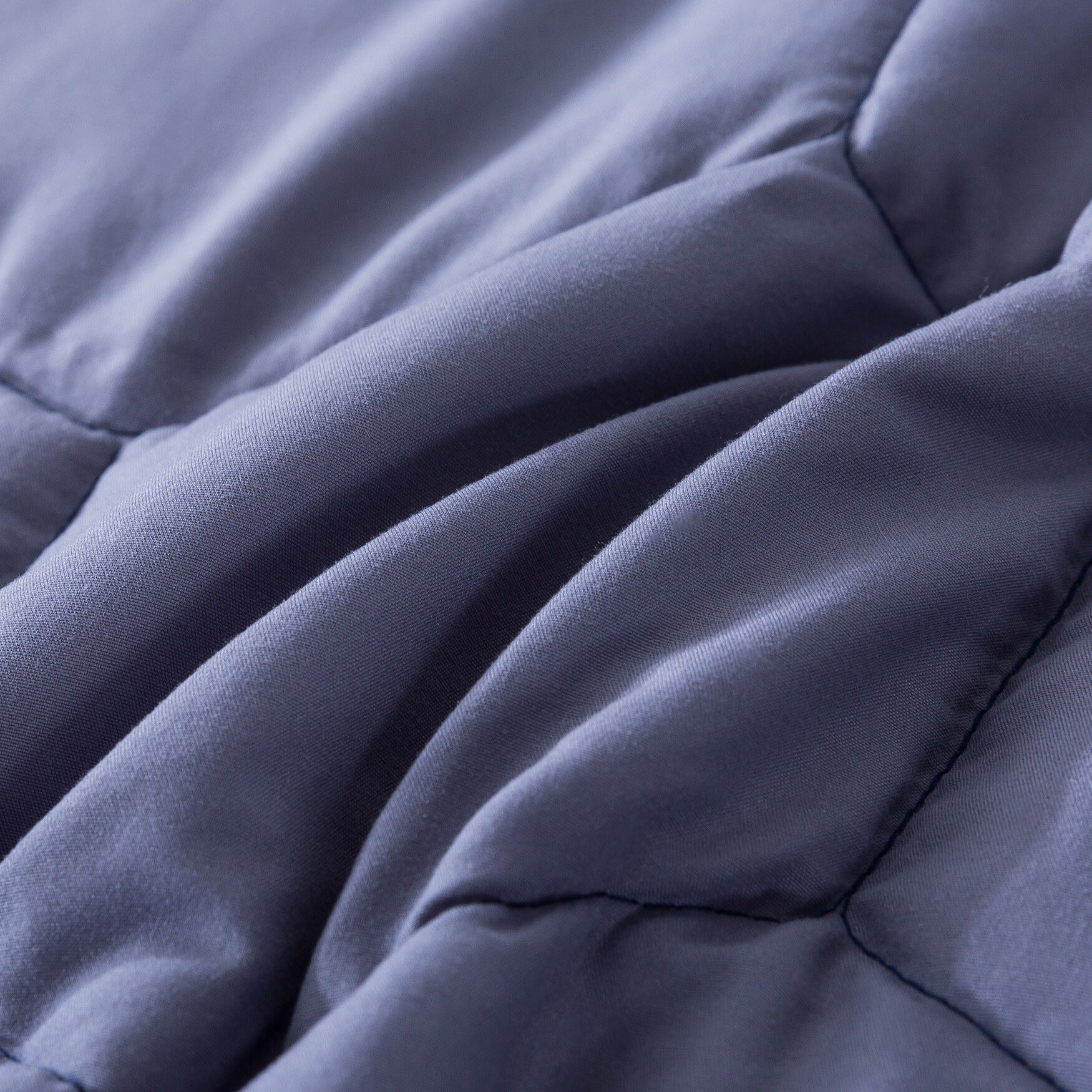 Honeycomb Down Alternative Blanket, Granite/Blue, , alternate image number 6