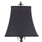 Tuscan Black Polystone Fleur-De-Lis Buffet Lamp, , alternate image number 5