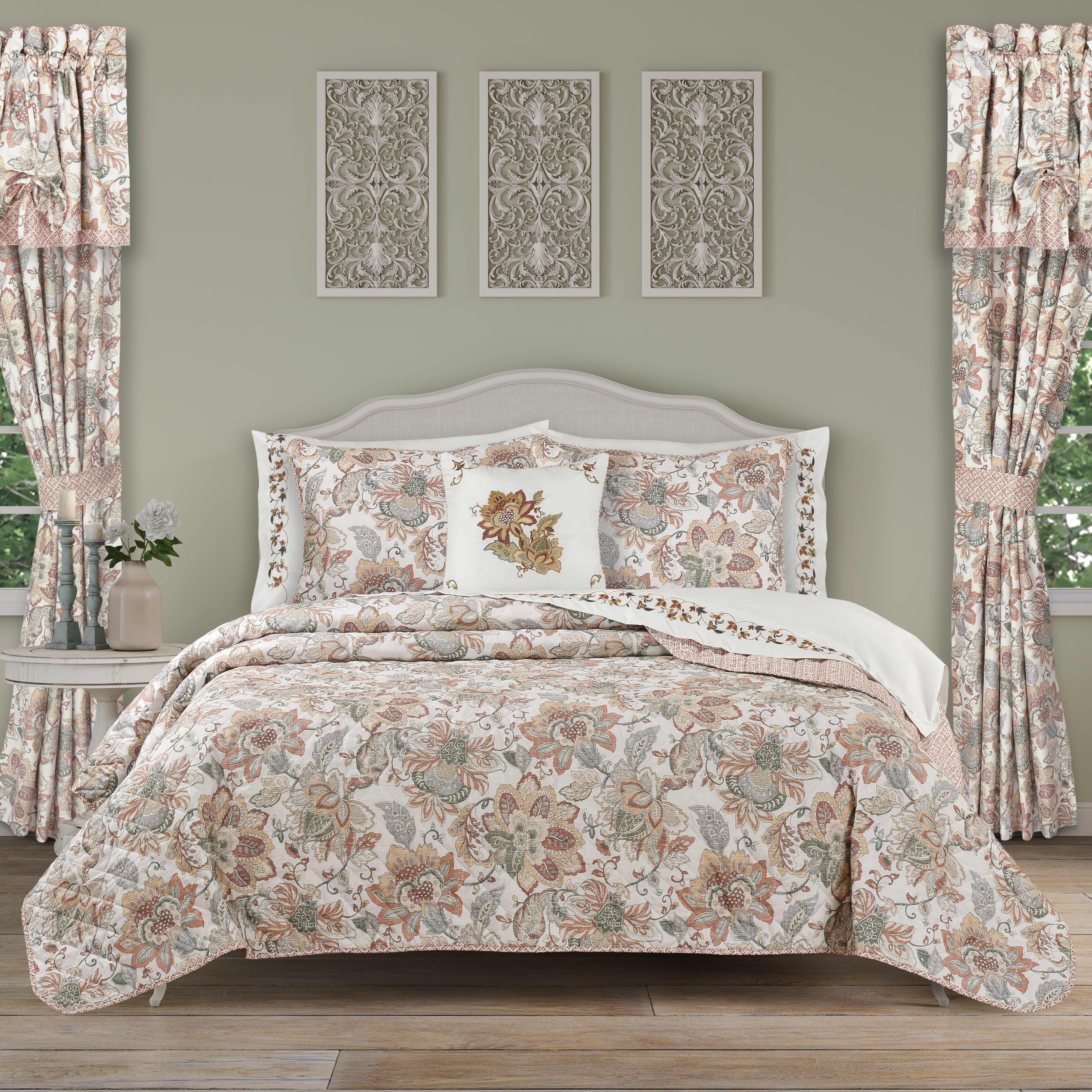Janessa 3 Piece Quilt Set, SPICE, hi-res image number null