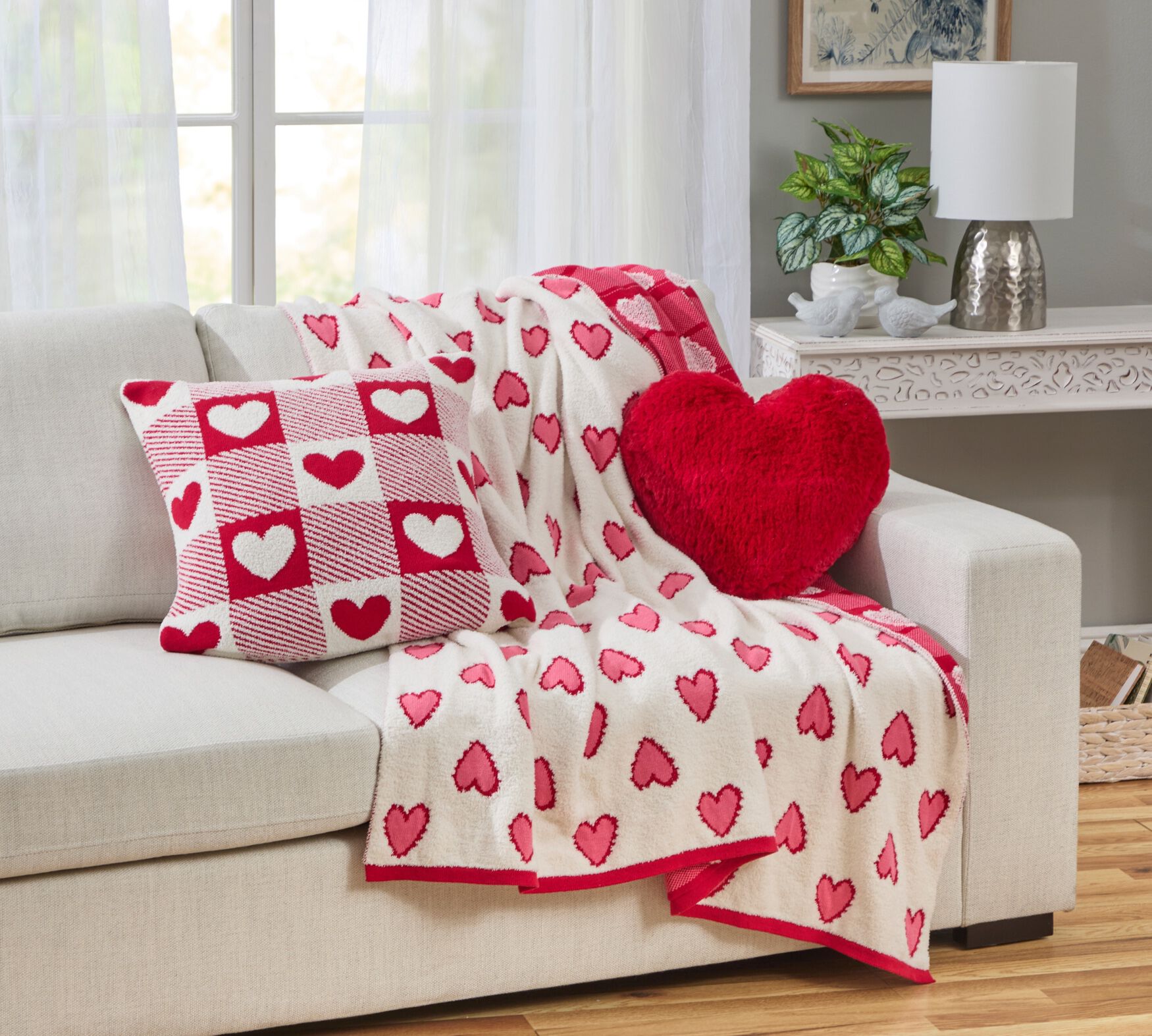 Knitted Square Pillow, , alternate image number 2