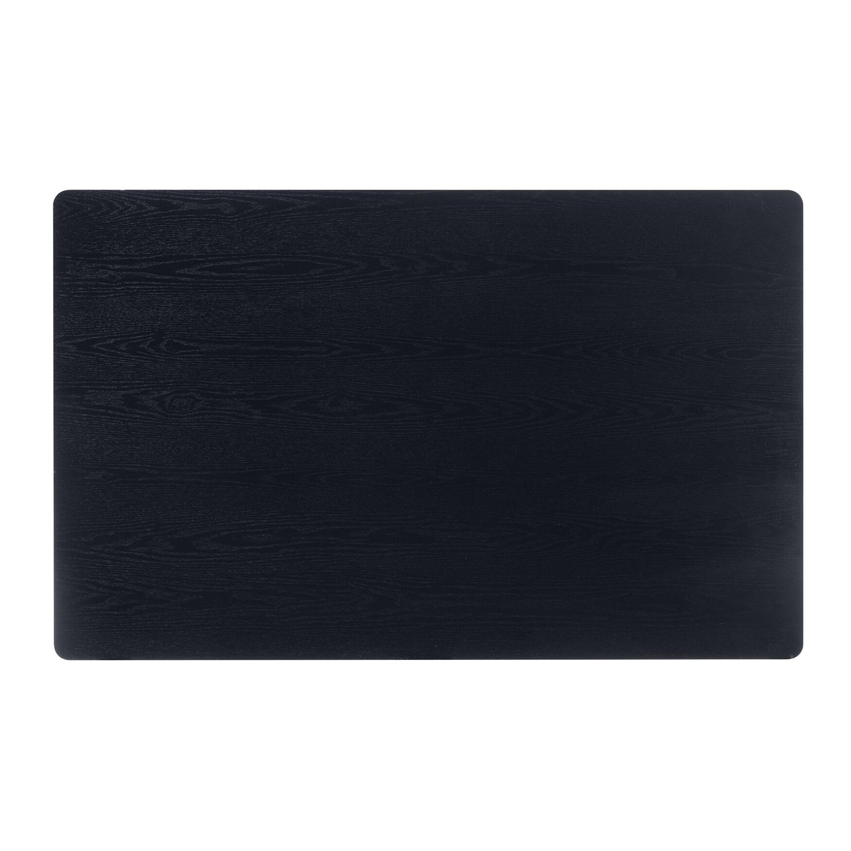 Sherwin Mid-Century Modern Black Finished Wood Dining Table, , alternate image number null