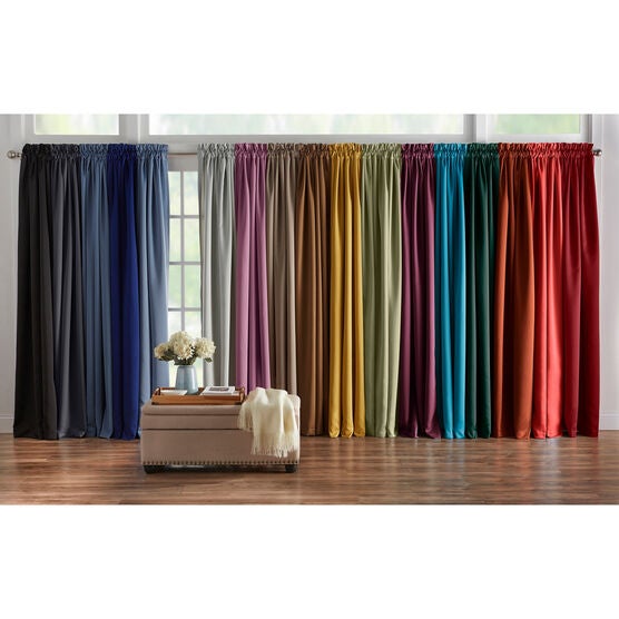 BH Studio Room-Darkening Rod-Pocket Panel, , alternate image number null