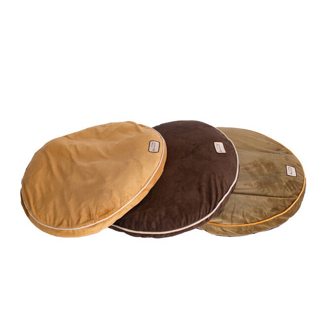 Poly Fill Dog Cushion Bed Pad, Mocha, , alternate image number null