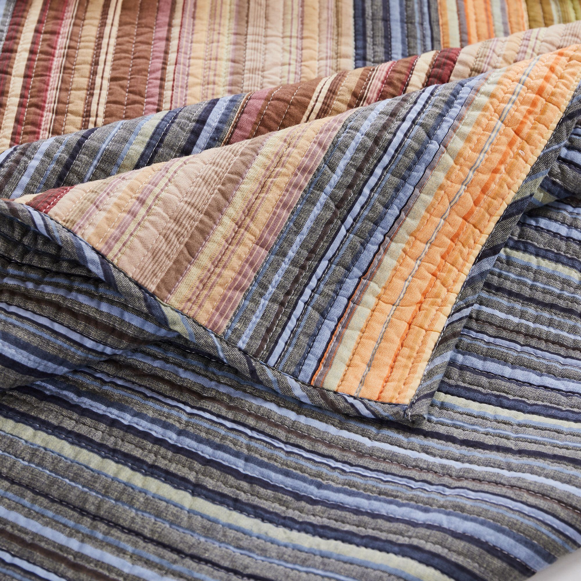 Katy Southwestern Lodge 100% Cotton Quilt Set, MULTI, alternate image number 2