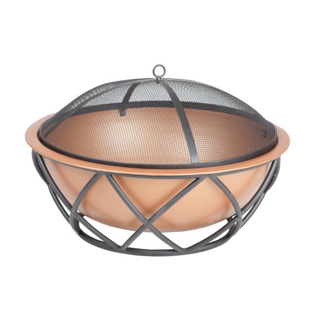 Barzelonia Round Copper Look Fire Pit, , alternate image number 2