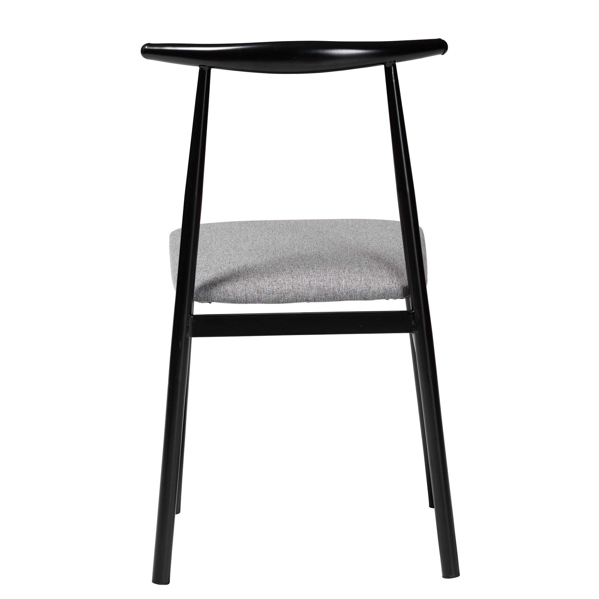 Arnold Modern Industrial Fabric and Metal Dining Chair, GREY, alternate image number 5