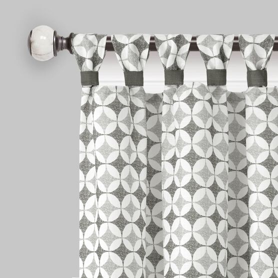 Callie Cuff Tab Top Window Curtain Panel - 52x63, , alternate image number null