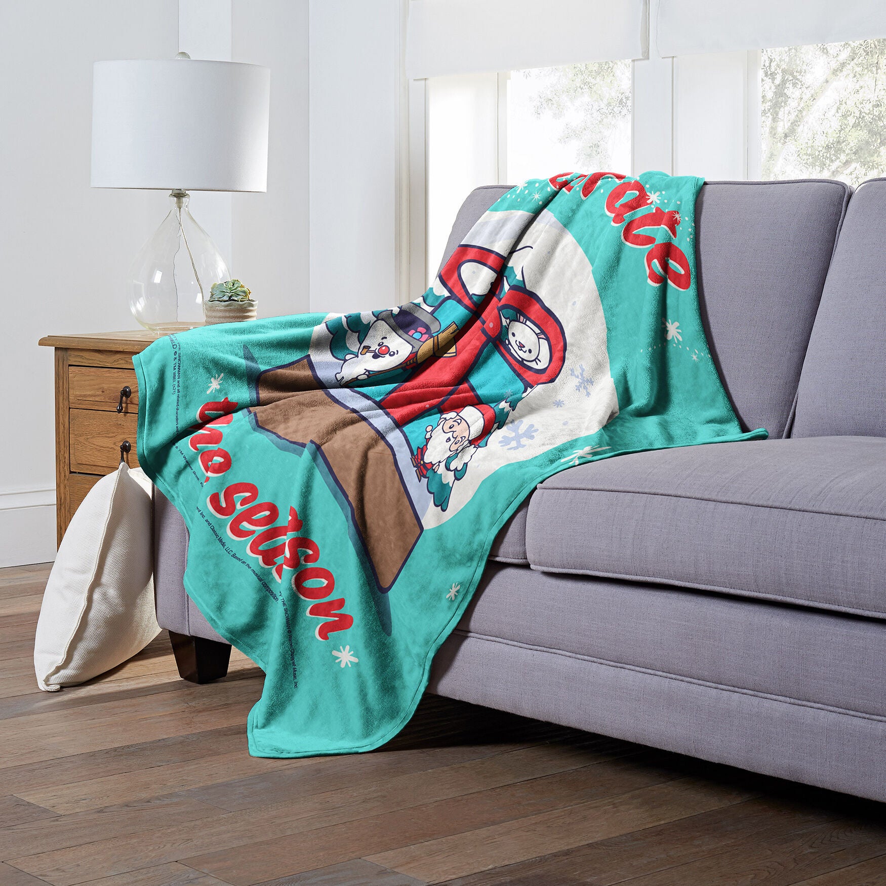 Frosty The Snowman Tis The Season Silk Touch Throw Blanket, , alternate image number 3