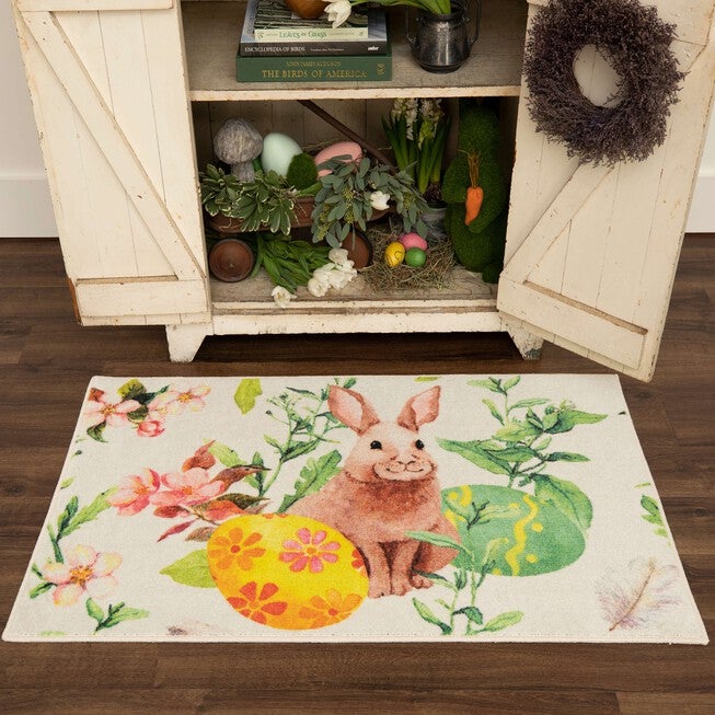 Easter Bunny Multi Kitchen Rug, , alternate image number 2