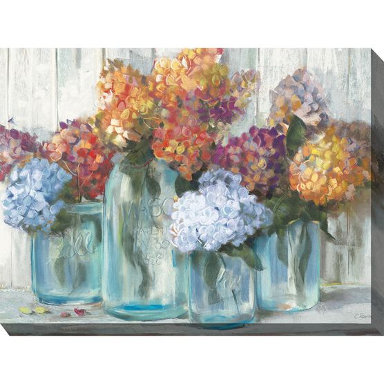 Mason Jars Outdoor Wall Art, MULTI, hi-res image number null