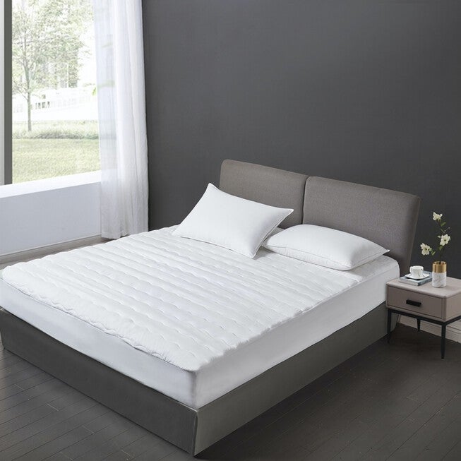 Pet Agree Basic Allergens Free Waterproof Mattress Pad, WHITE, hi-res image number null