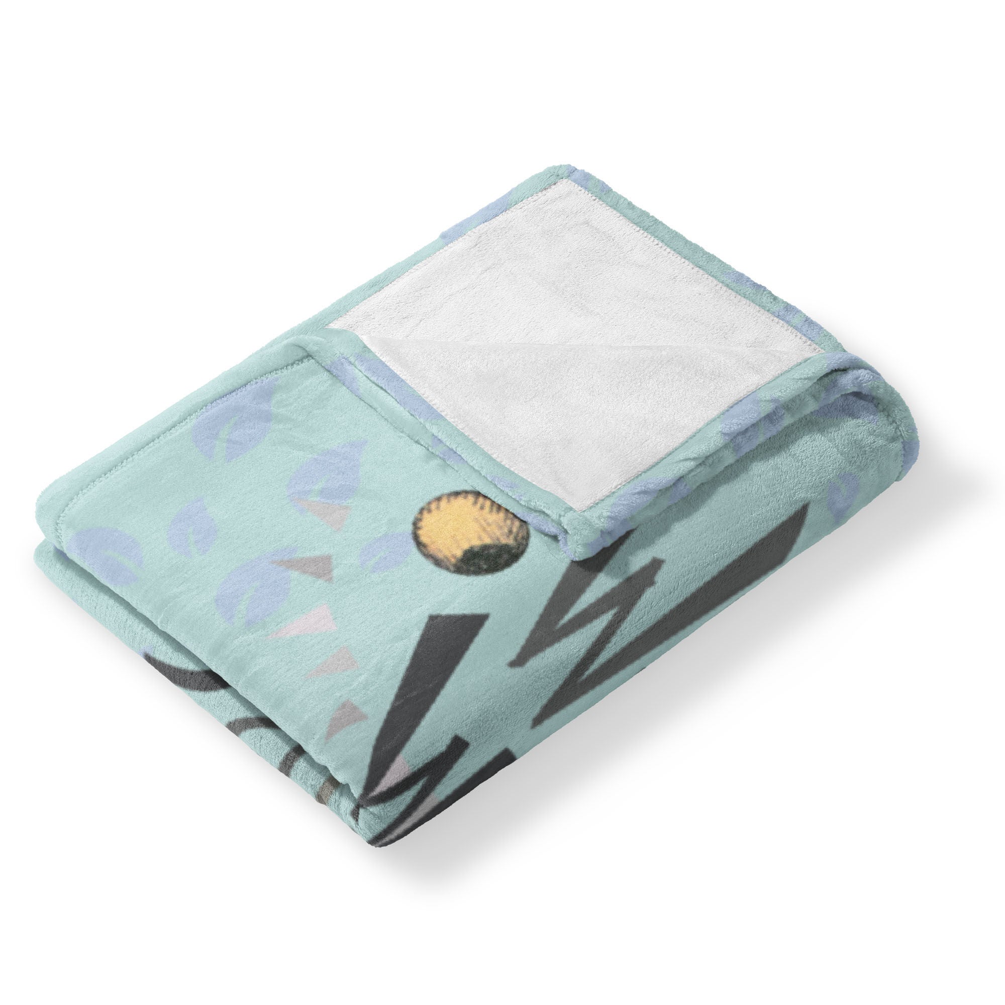 Warner Bros. Where the Wild Things Are In the Leaves Silk Touch Throw Blanket 40x50 Inches, BLUE, alternate image number 3