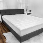 SensorPEDIC Luxury Top Loft Gel Fiber Mattress Pad, , on-hover image number null