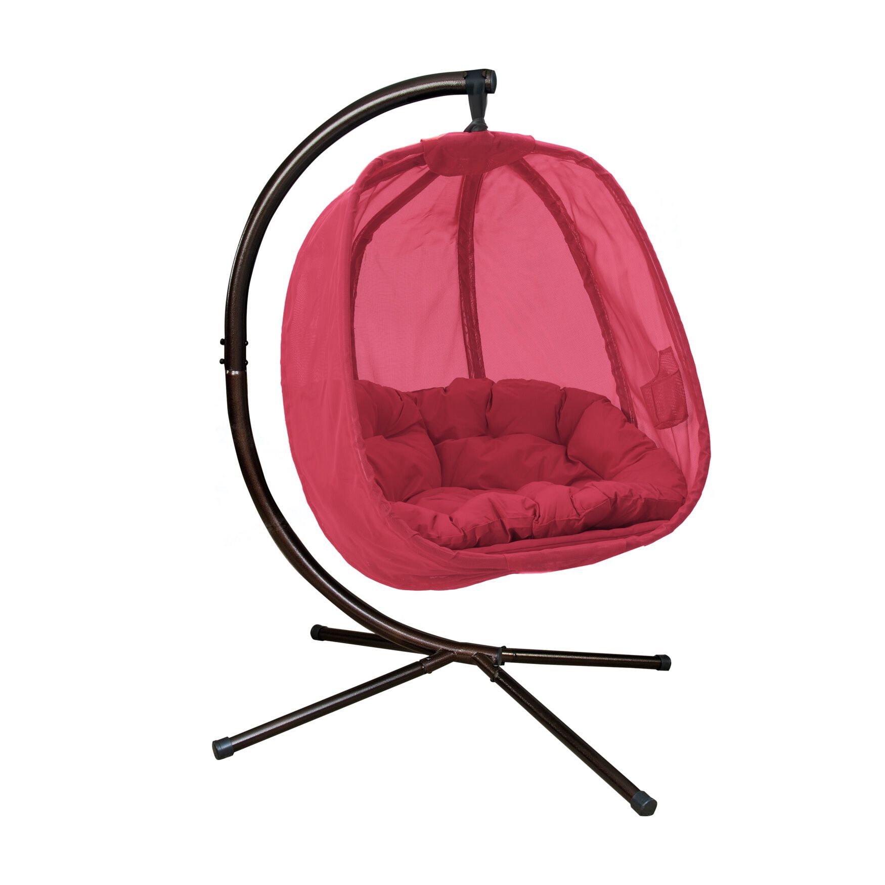 Hanging Egg Patio Chair - Red, , alternate image number 2