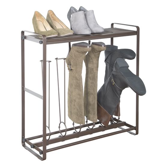 Tilt Out Stackable Tall Boot Rack Bronze, BRONZE, hi-res image number null