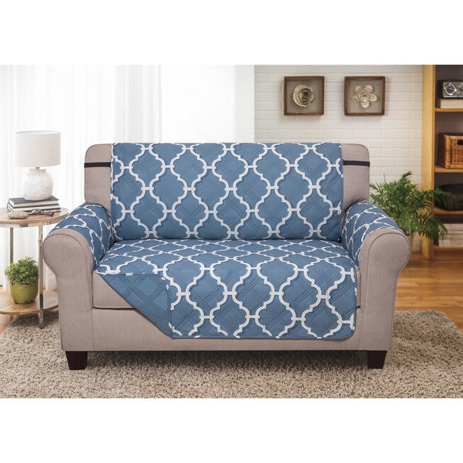 Love Seat Furniture Protector, ODYSSEY SLATE BLUE, hi-res image number null