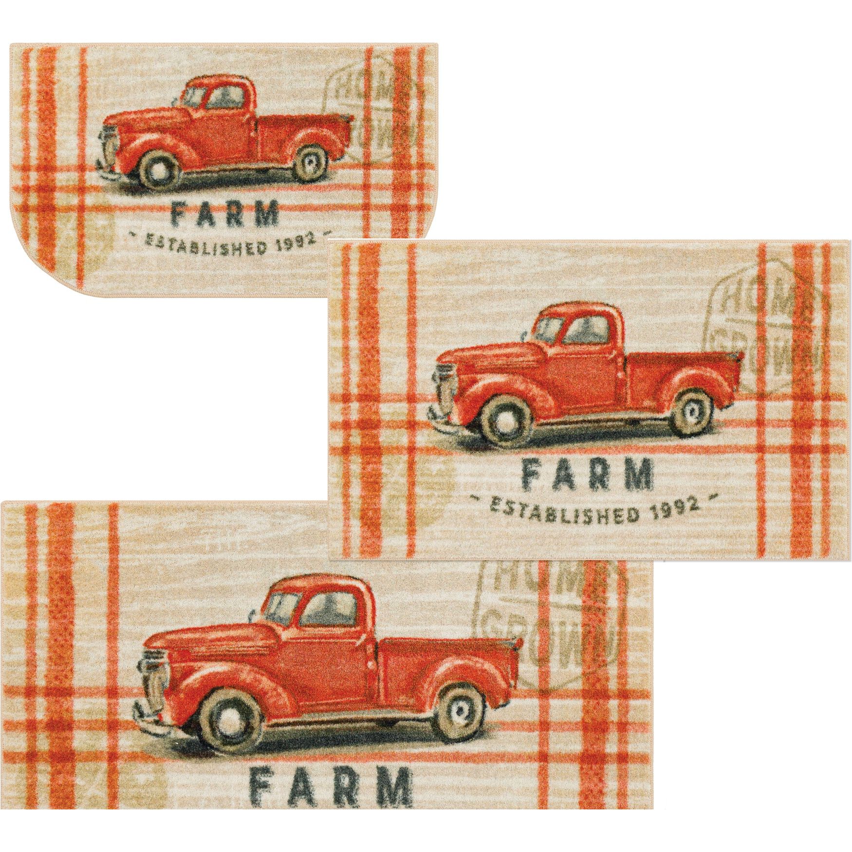 Farmhouse Frame Kitchen Rug, , alternate image number 6