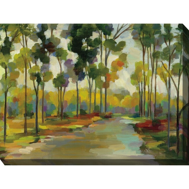Distant Forest Outdoor Wall Art, MULTI, hi-res image number 0