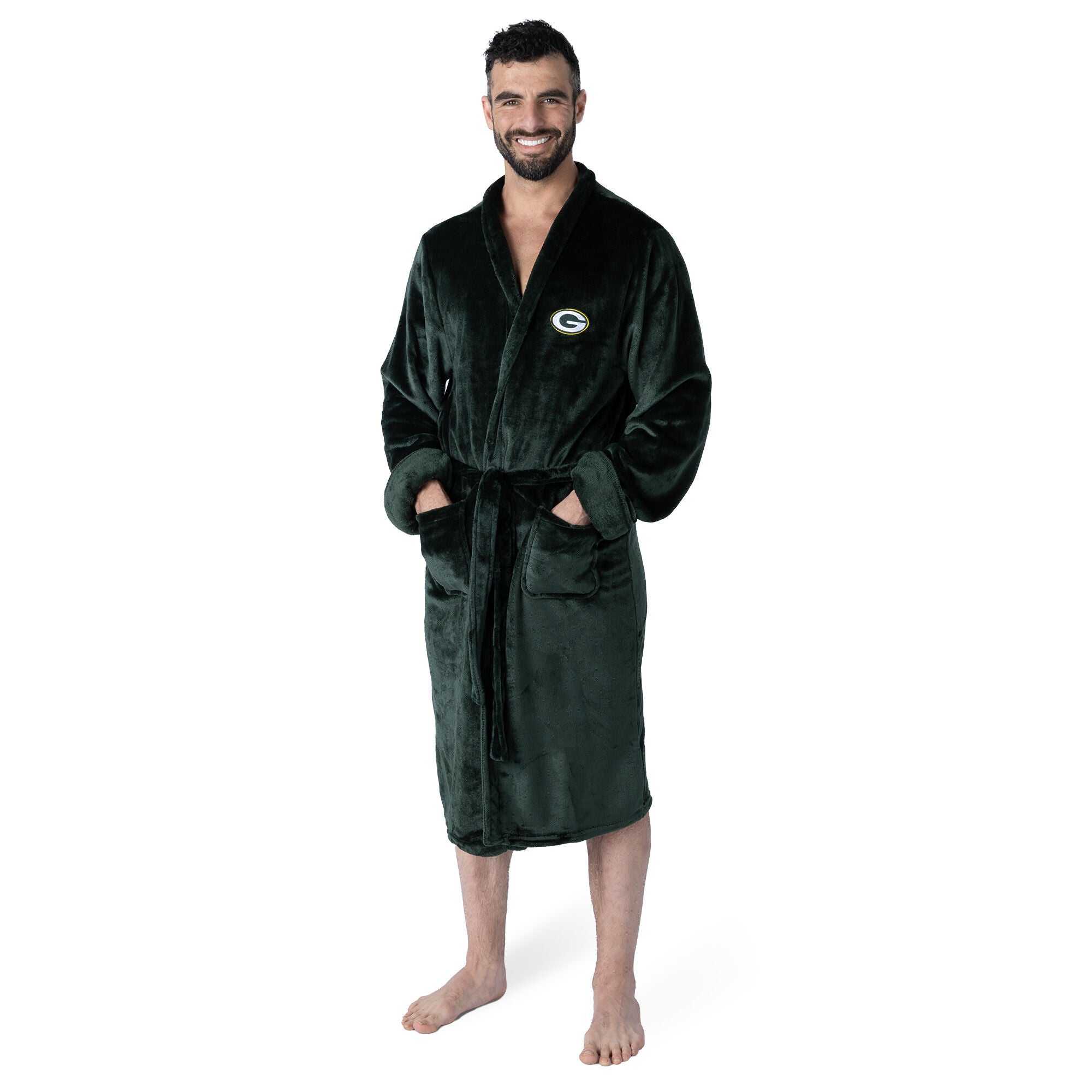Green Bay Packers Green Unisex Robe Small/Medium, MULTI, hi-res image number 0