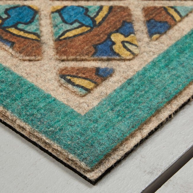 Retro Tiles Door Mat, , on-hover image number 1
