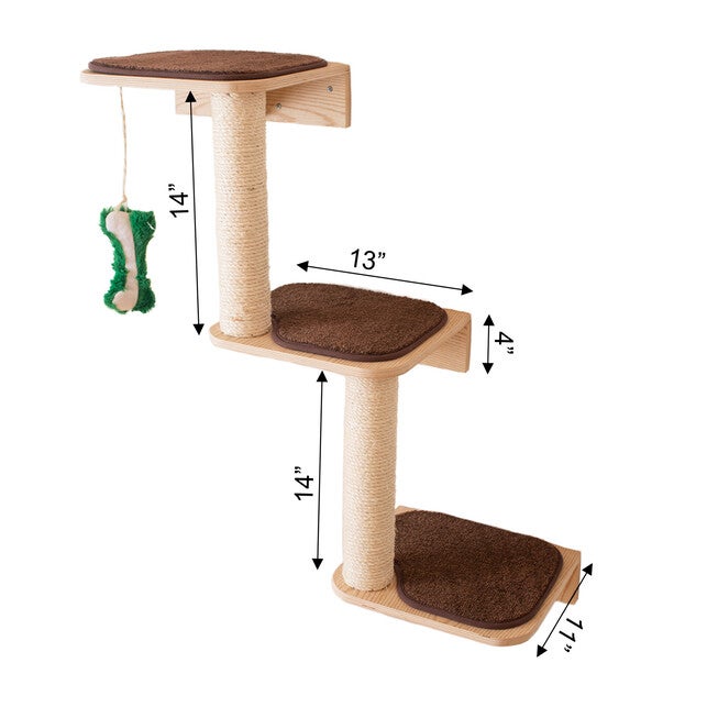 Real Wood Wall Series: Cat Dog Pet Steps, , alternate image number null