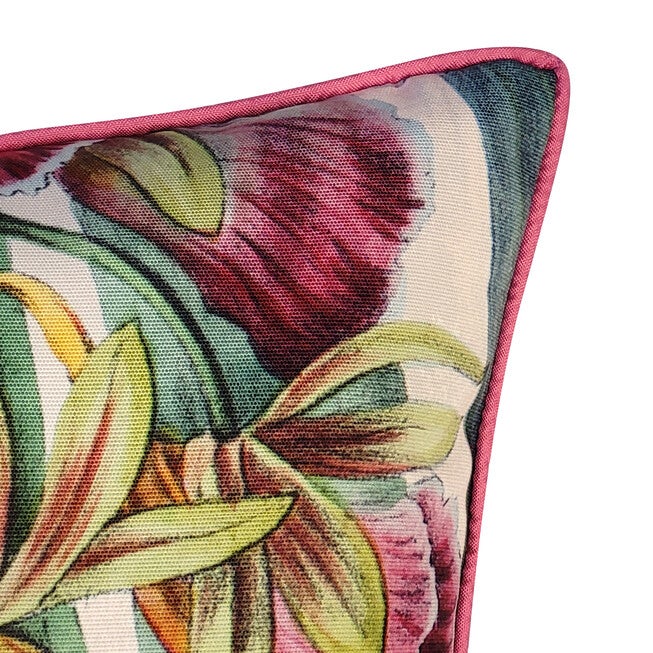 New York Botanical Garden® Indoor/Outdoor Pretty Orchids Decorative Throw Pillow 20X20, Fuchsia Multi, , alternate image number 2