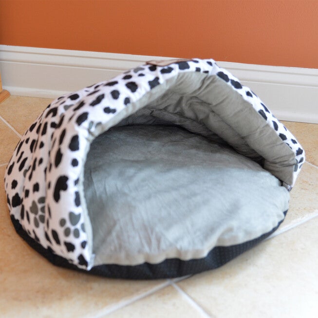 Slipper Cat Bed, Cozy Cave Pet Bed , Aniti Slip Warm Bed For Cats And Small Dogs, , on-hover image number 1