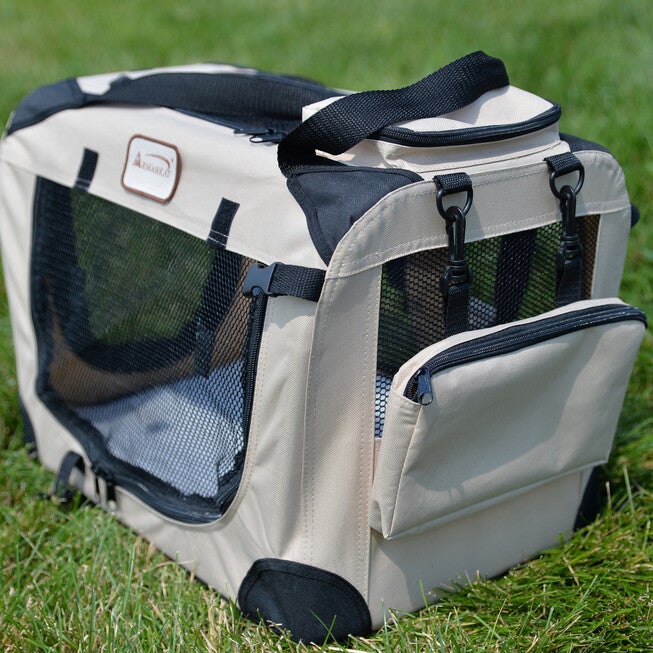 Folding Soft Dog Crate For Dogs And Cats, Pet Travel Carrier, , alternate image number 3