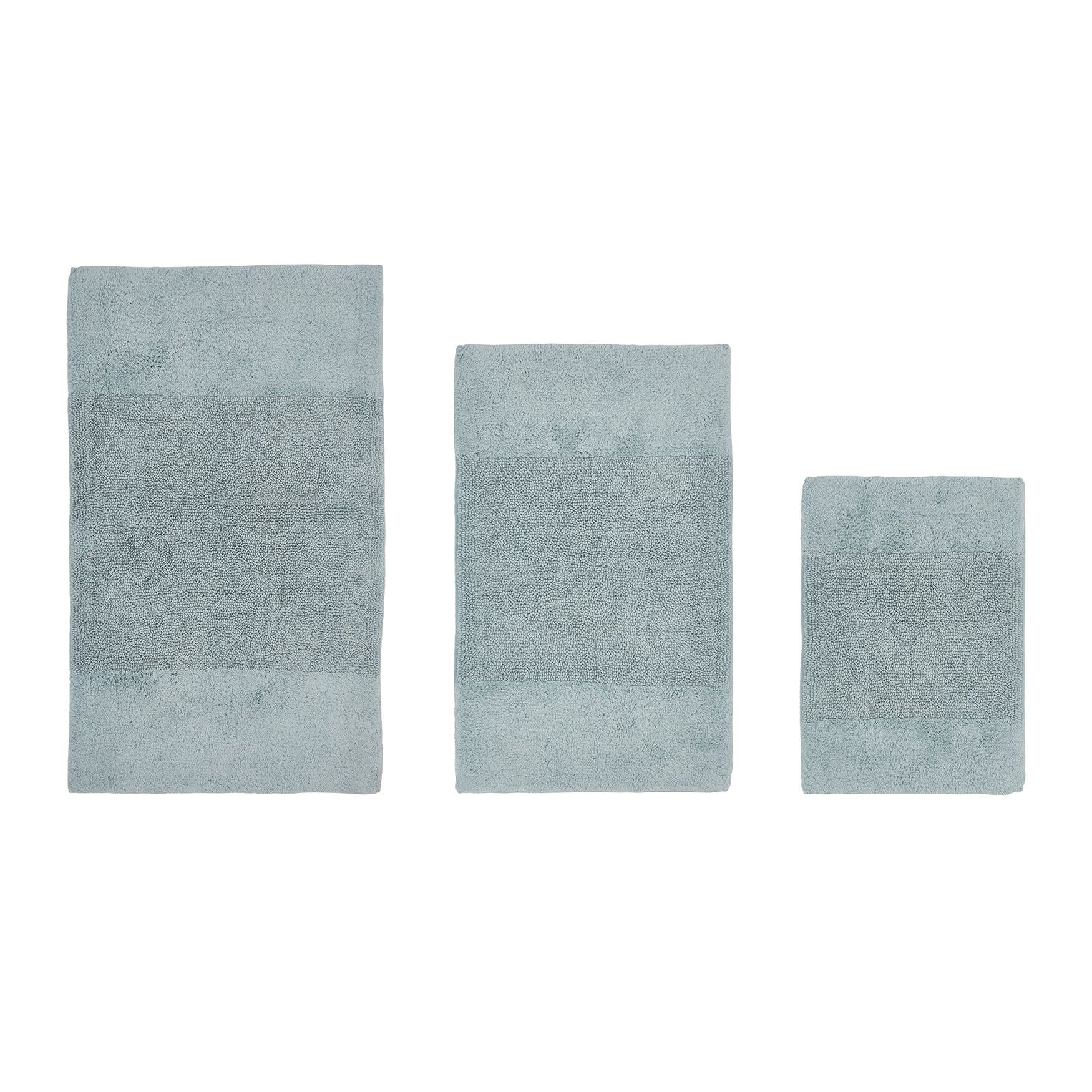 Granada Collection 100% Cotton 3 Piece (17 inches X 24 inches | 21 inches X 34 inches | 24 inches X 40 inches) Bath Rug Set, BLUE, hi-res image number 0
