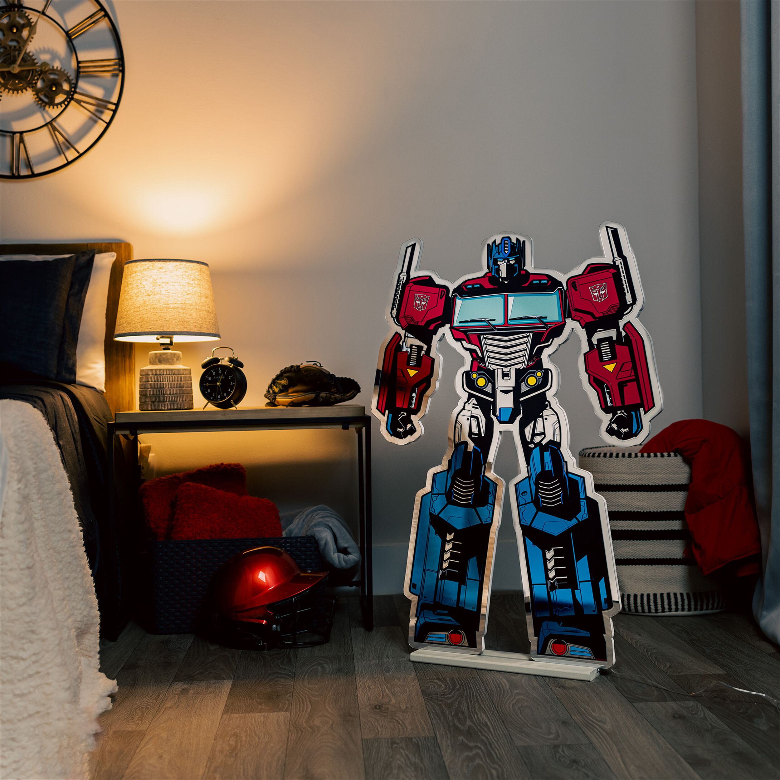 Transformers Optimus Prime Ekkolight 36 inchesH, RED BLUE WHITE, alternate image number 1