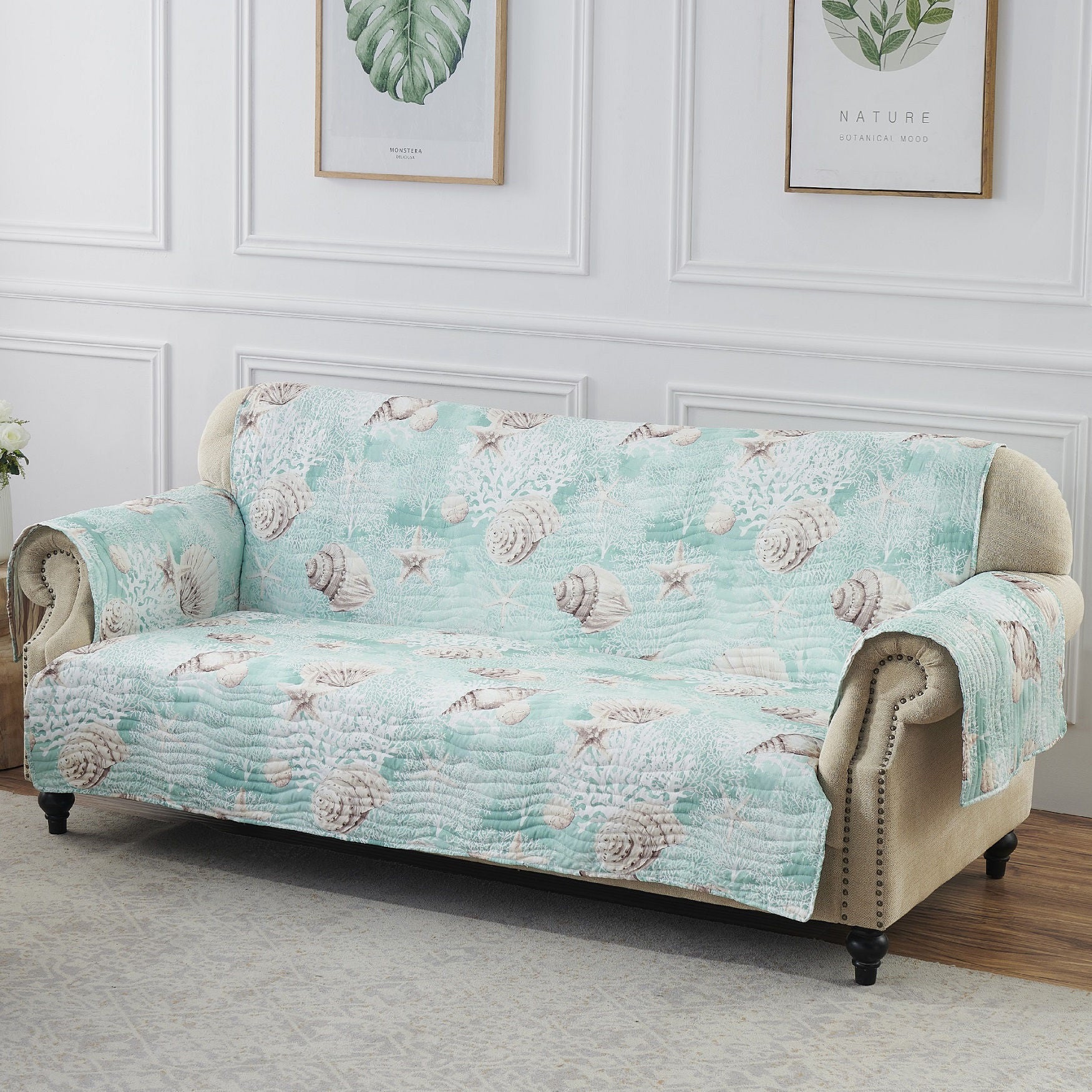 Ocean Turquoise Furniture Protector, Arm Chair, , alternate image number 2