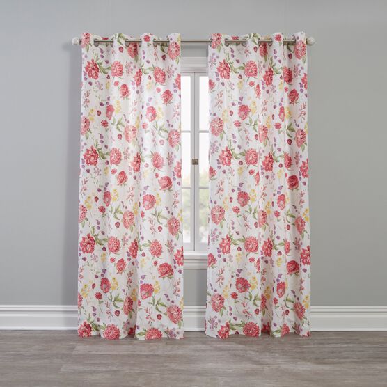 BH Studio Canvas Printed Grommet Panel, ROSE MULTI FILLMORE, hi-res image number null