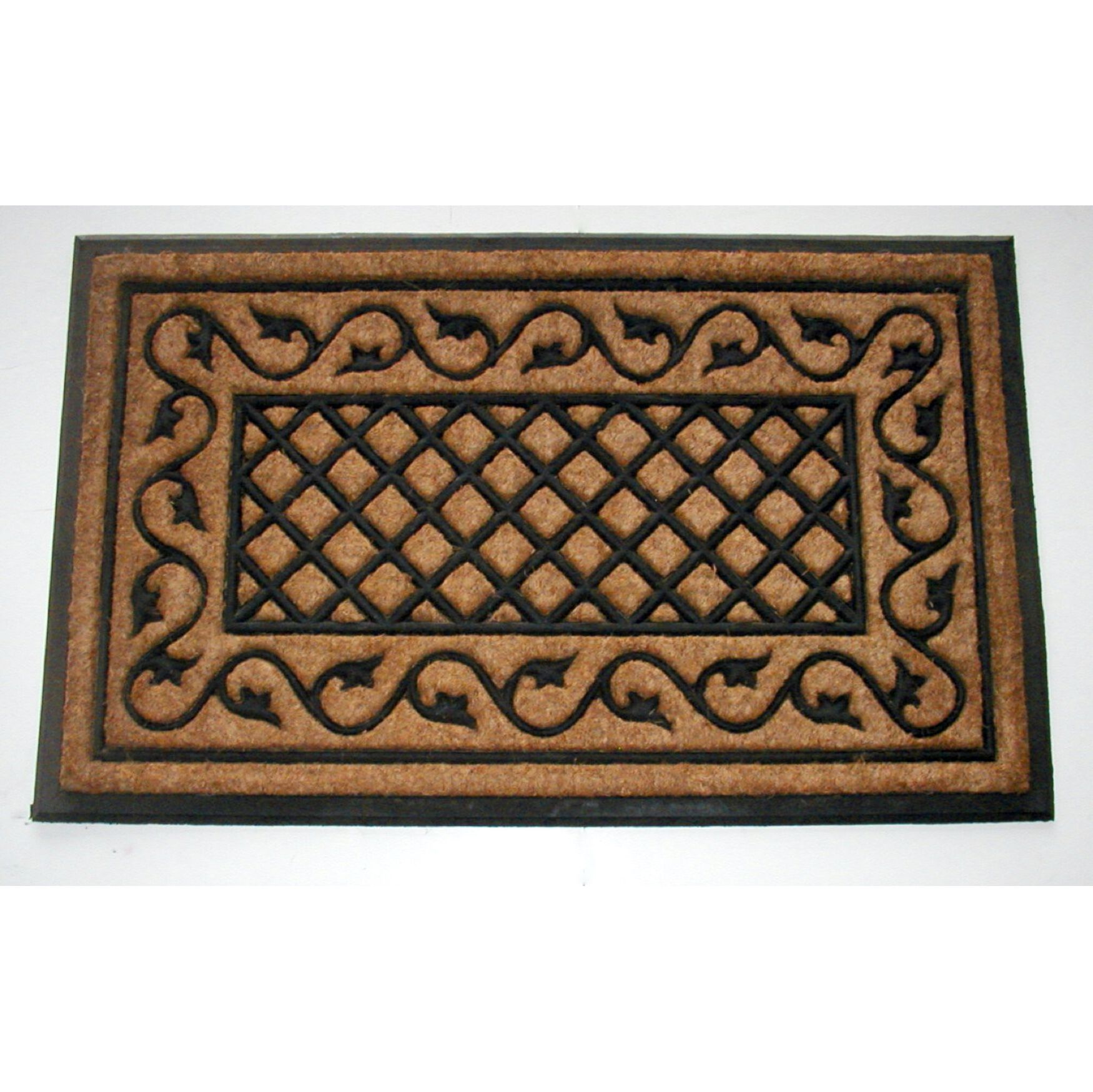 Ivy Coir Mat With Vinyl Backing Floor Coverings, MULTI, hi-res image number 0
