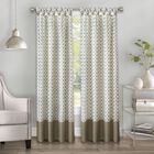 Callie Cuff Tab Top Window Curtain Panel - 52x63, , alternate image number null