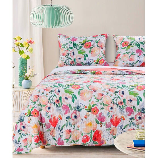 Blossom Quilt Set , FLORAL, hi-res image number null