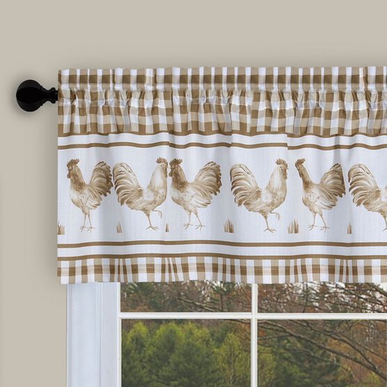 Barnyard Window Curtain Tier Pair and Valance Set, , alternate image number null