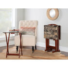 Jasper Tray Table Set Brown Faux Marble, , alternate image number null