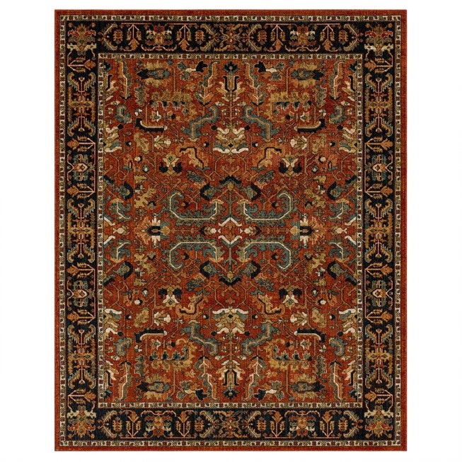 Waller Area Rug, RED, hi-res image number 0