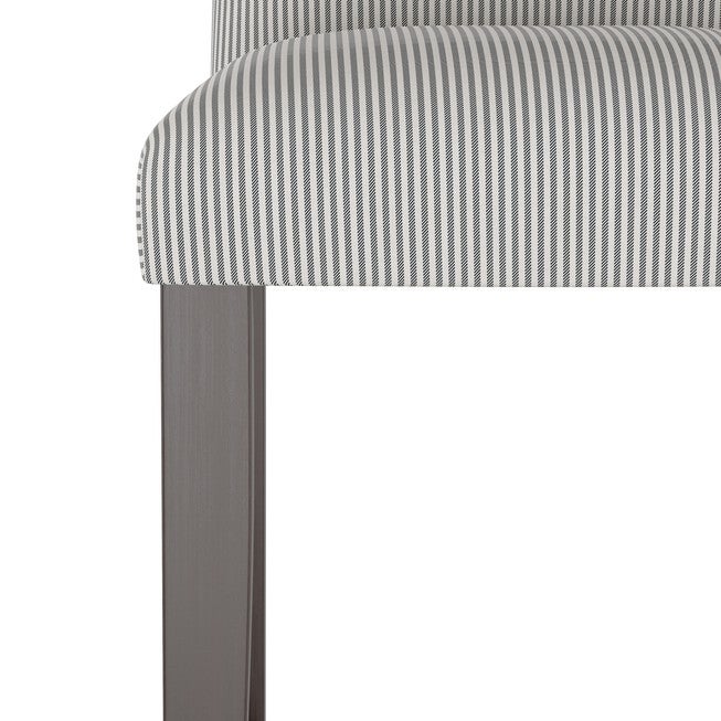 Stripe Camelback Barstool, , alternate image number null