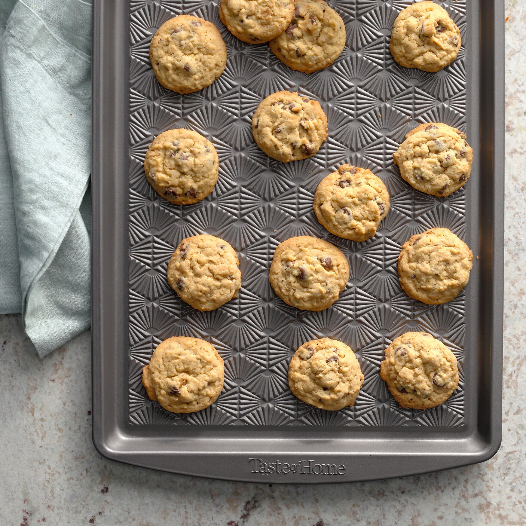 17 X 11 Inch Non Stick Metal Baking Sheet, ASH GREY, hi-res image number 0