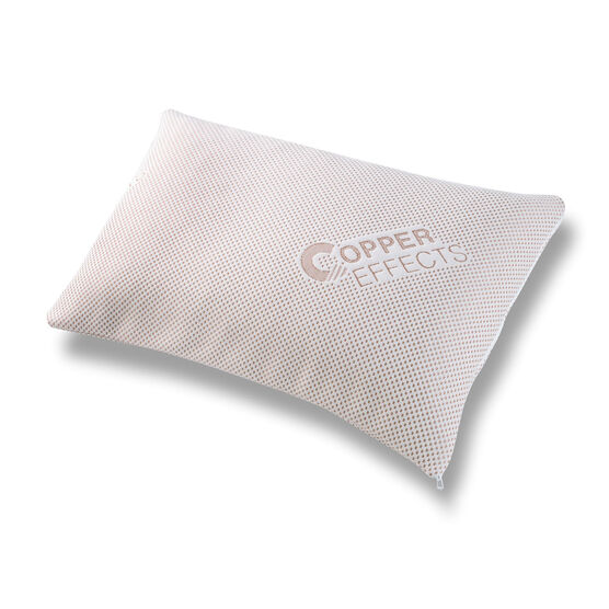 All-In-One Copper Effects Antimicrobial Sleep Pillow, Standard, WHITE, hi-res image number null