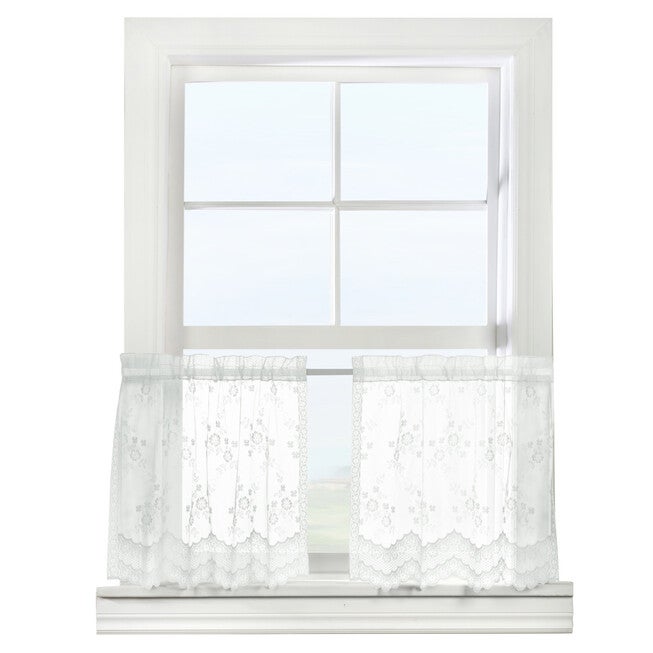 Mona Lisa Sheer Rod Pocket Curtain Tiers, , alternate image number 6