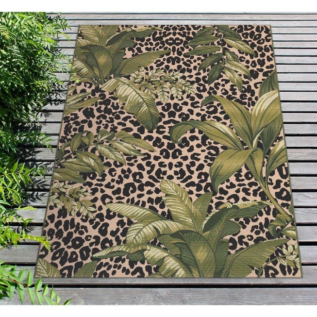 Liora Manne Marina Safari Indoor/Outdoor Rug 23 inchesX7 feet 6 inches, , alternate image number 8
