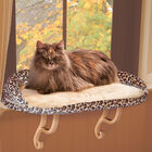 Kitty Cat Sill Deluxe Bolster Leopard, , on-hover image number null
