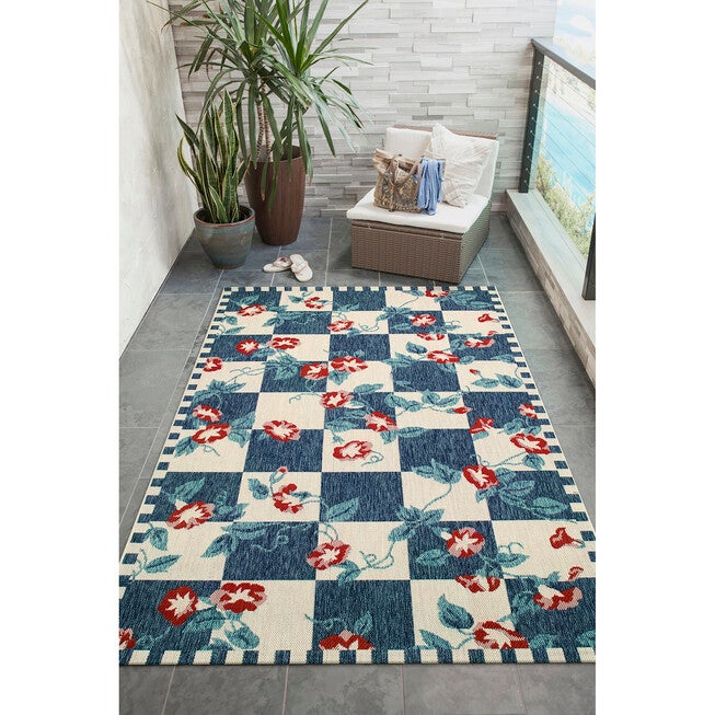 Liora Manne Portofino Morning Glory Indoor/Outdoor Rug, , alternate image number null
